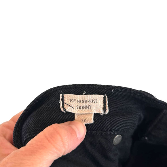 Madewell Women's Skinny Jeans - Black - Picture 8 of 11